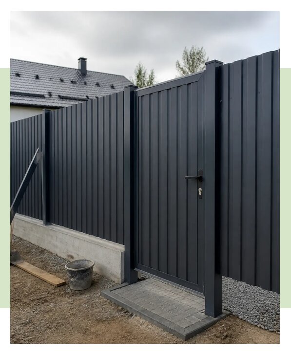 Установка калитки для забора в Полевской по цене от 7699 р. | ЗаборЭксеперт-Плв
