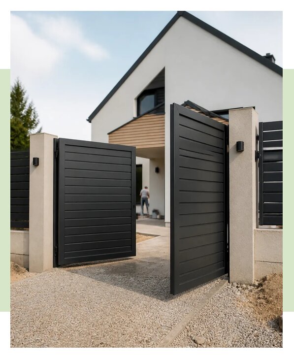 Распашные ворота под ключ в Полевской по цене от 87253 р. | ЗаборЭксеперт-Плв